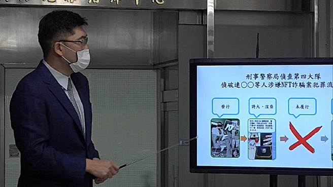 警方分析连千毅等人的犯罪手法。（翻摄画面）