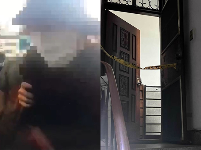 31日两兄弟大吵，凶嫌1日凌晨趁弟弟熟睡时一刀刺向心臟，并分2次将支解的尸体丢进垃圾车，直到5日发现有警方在家门口徘迴，才吓坏准备逃亡。（翻摄照片）