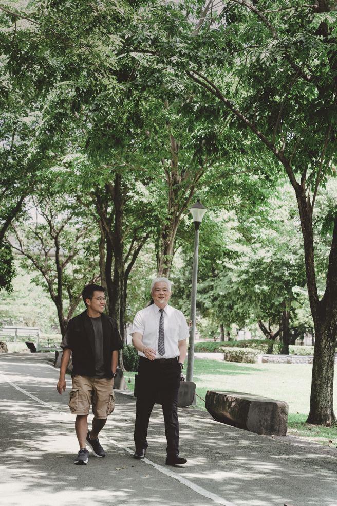 司法改革团体理事长陈为祥×法律媒体网站总编辑杨贵智。(摄影／Ray Chang)