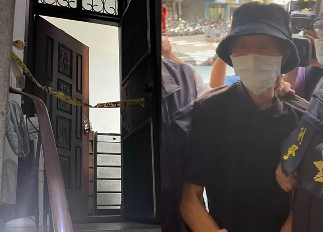 死者家属今日招魂「掷出圣杯」，正巧，行凶的大哥在台北市罗斯福路落网。（中时资料照）