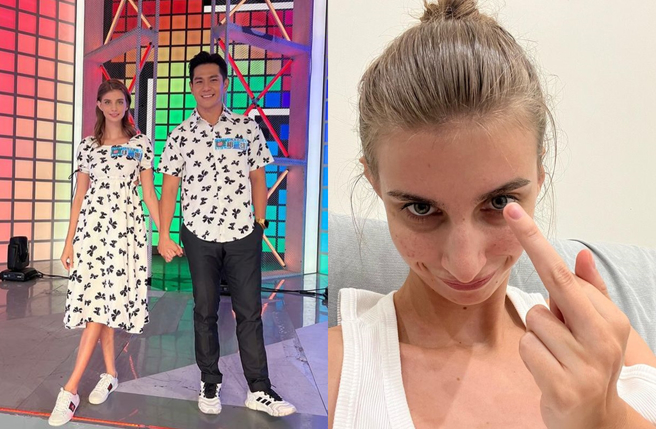 乌克兰正妹佳娜和大马男星祖雄公开认爱。（图／_tatiana_lin Instagram）