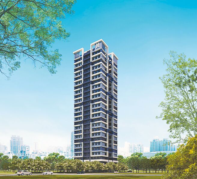 新濠建设引领业界推出「不二价」交易平台，成为民间房价资讯透明的新典范。图为「新濠漾Ⅱ纽约公园」建案外观模拟图。（新濠建设提供）