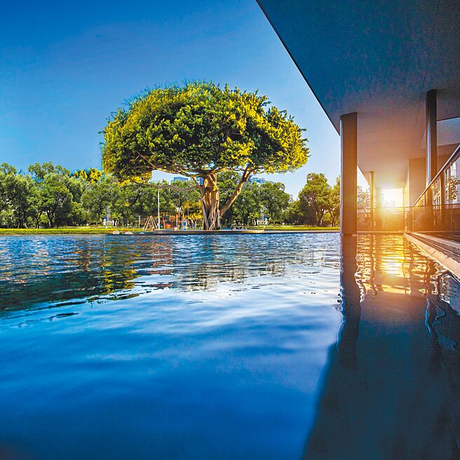 「新濠漾Ⅱ纽约公园」建案公共设施模拟图。（新濠建设提供）