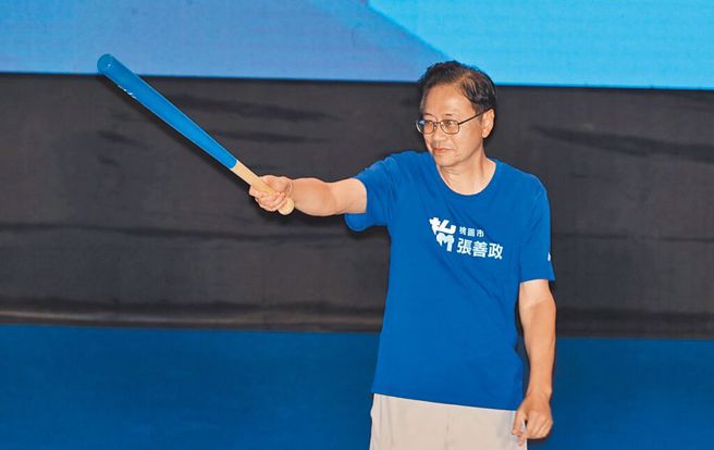 国民党桃园市长参选人张善政。（本报资料照，刘宗龙摄）