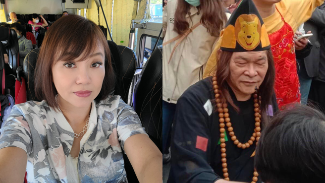 佩真日前說被潑糞，其實是指被控詐欺。(圖/佩真、澎恰恰 FB)