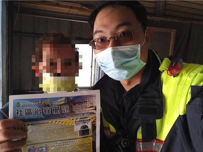 大甲警分局泰安派出所警员薛凯全，多年来深耕社区治安，以优异的工作表现获得分局青睐。(警方提供)