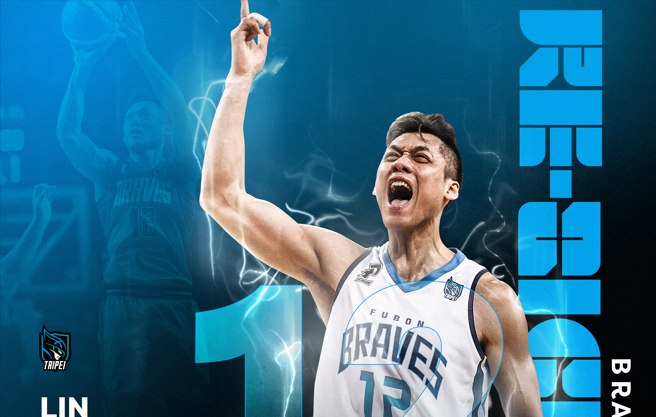 「野兽」林志杰与台北富邦勇士正式续约2年。（台北富邦勇士提供）