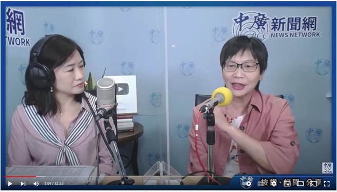 民眾党立委蔡壁如接受专访。（翻摄自【千秋万事】频道）