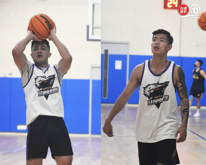 桃园云豹新秀双卫陈建铭（左）、陈孝榕（右）即将在跨联盟邀请赛登场首秀。(T1联盟提供)