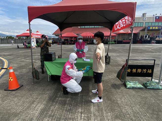 核安演习核三厂登场，2500人次实地参与。(屏县消防局提供)