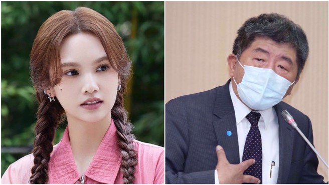 根據TPOC台灣議題研究中心提供的最新議題聲量，9月6日楊丞琳當日聲量就有49478則，比三名台北市長候選人的聲量總和還高。左為楊丞琳，右為民進黨台北市長候選人陳時中。（取自楊丞琳臉書、本報資料照）