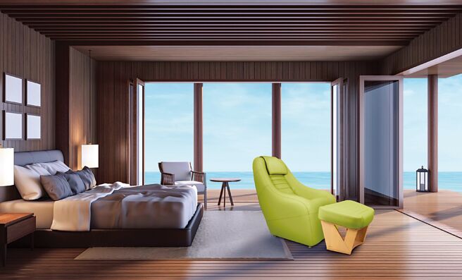 结合AI智慧、运动科学与传统工艺美学的bgreen运动家具，提供真正安全轻松的运动养生沙发。图／bgreen提供