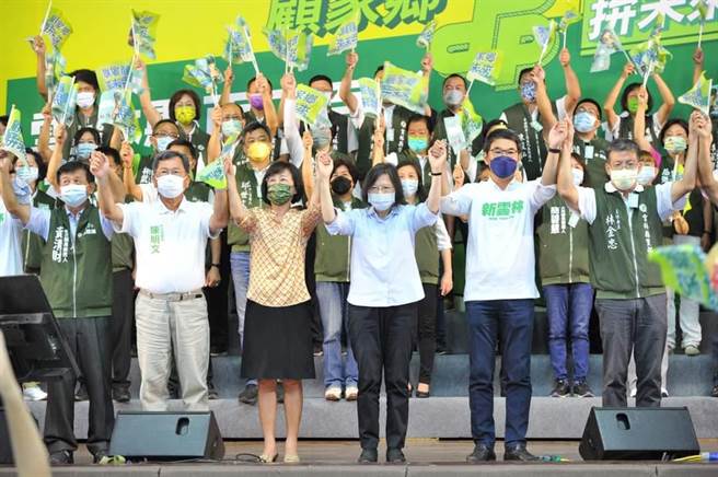 蔡英文总统赴云林为候选人造势。(取自蔡英文脸书)