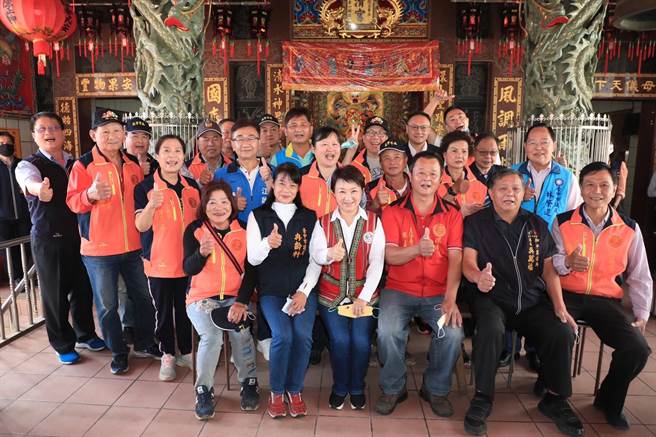 卢秀燕指出，宗教团体是市政府最重要民间伙伴，感谢宗教团体对于各项防疫政策的协助与支持。（台中市政府提供）