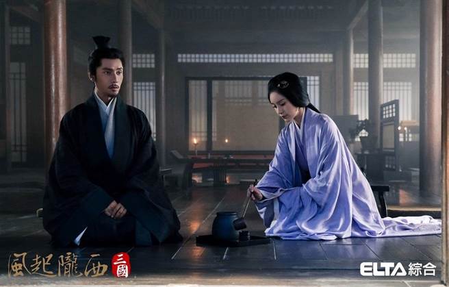 陈坤（左）二搭Angelababy（右）大讚演技成长进步。（爱尔达提供）