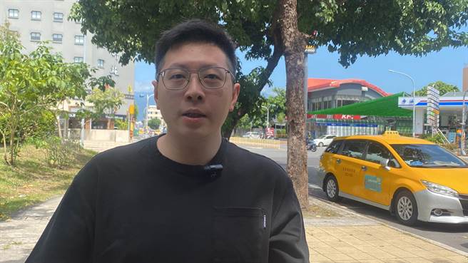 前桃园市议员王浩宇（如图）遭台东县长饶庆铃提告。（蔡旻妤摄）