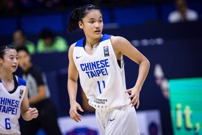 中华队萧豫玟今天对印尼进帐18分。（取自FIBA官网）