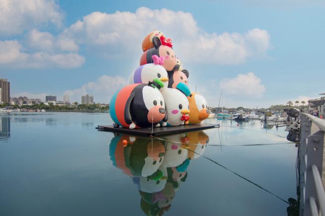 台南大员皇冠假日酒店推出和「米奇与好朋友们CHILL游台南」合照的相关优惠活动。（台南大员皇冠假日酒店提供）