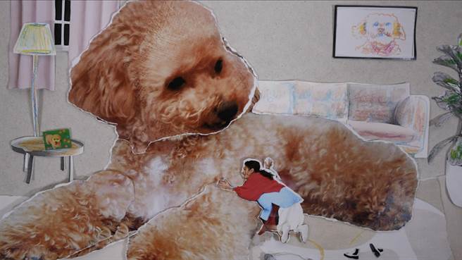 Selina推出纪念爱犬Pinky的新歌MV，一看到成品忍不住泪崩。（任真美好提供）