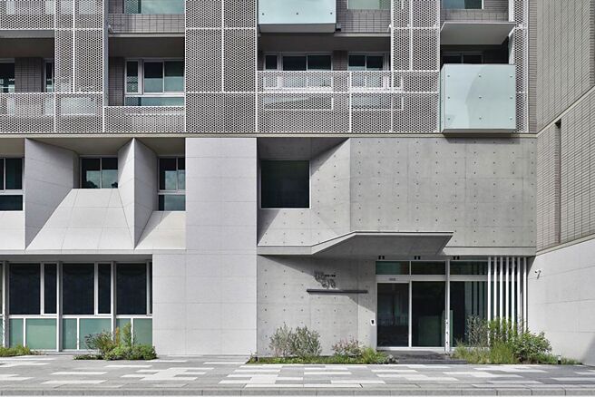 原天母芝山邮局重生改建新住宅案「日日好日」，全新落成。图／业者提供