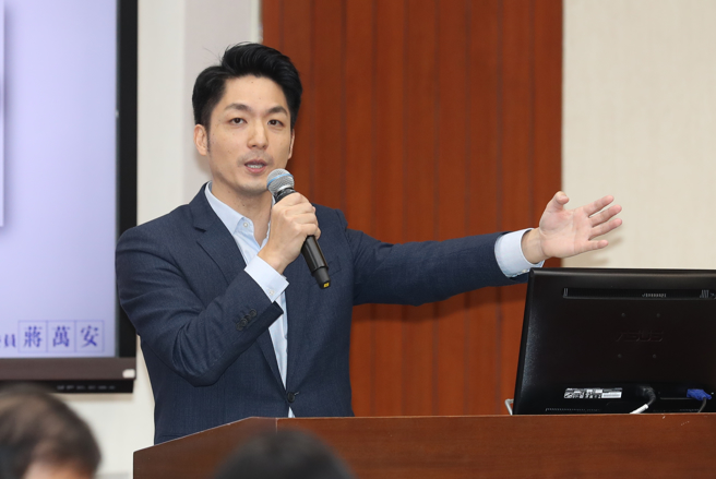 国民党台北市长候选人蒋万安。（资料照,杜宜谙摄）