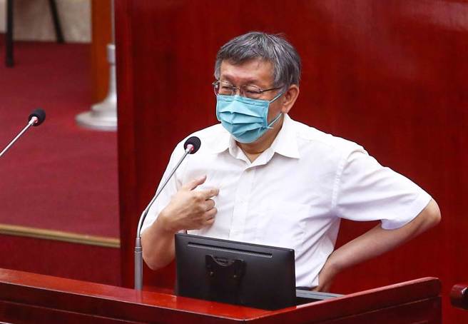 台北市长柯文哲。（邓博仁 摄）