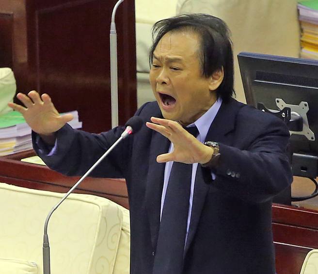 民進黨台北市議員王世堅。 （資料照片）