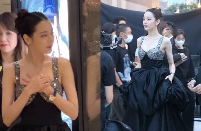 迪丽热巴生图依旧状态超好。(图／取自微博)