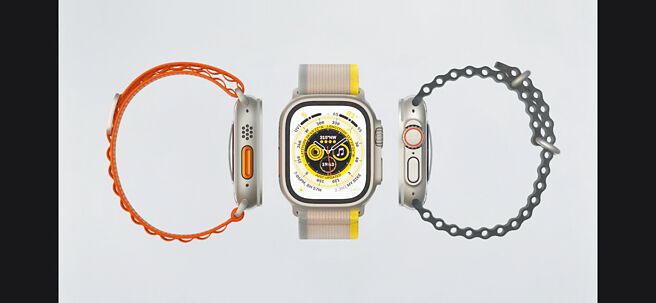 全新的Apple Watch Ultra，台湾定价2万5900元，今晚8点开始预购，9月23日起开始正式发售。   （摘自直播画面）
