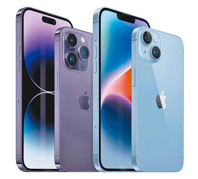 台湾大从9月9日晚上8点起开放预购iPhone 14系列新机，搭配5G指定专案，手机0元起。（台湾大提供）