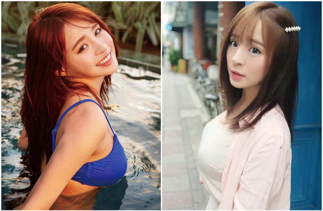 女星元元(吳婕安)有「呆萌女神」的封號。(元元臉書)