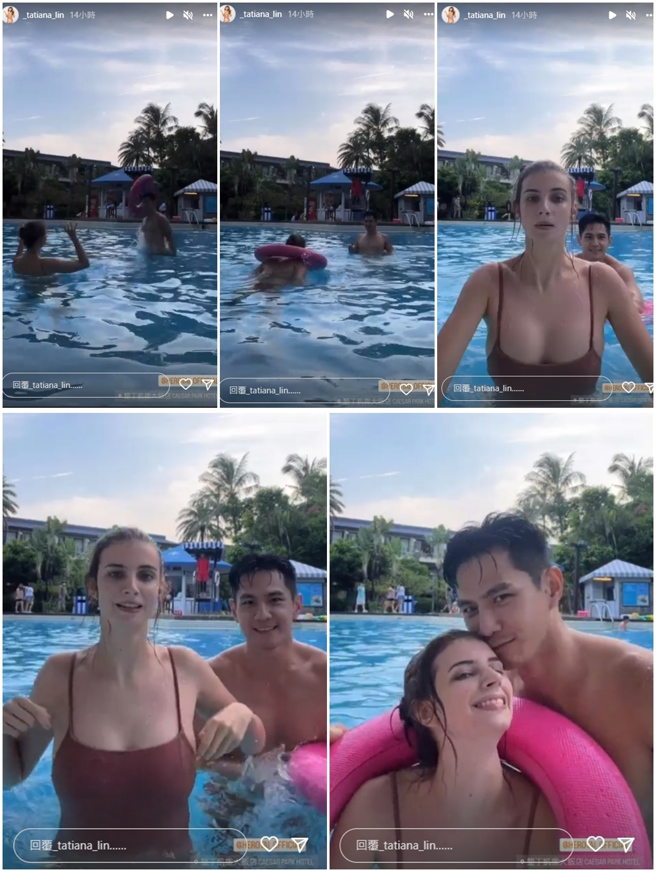 祖雄与佳娜趁着中秋前往垦丁度假。（图/_tatiana_lin IG）