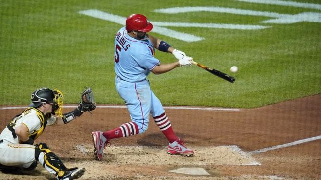 普侯斯生涯第696轰。（美联社）