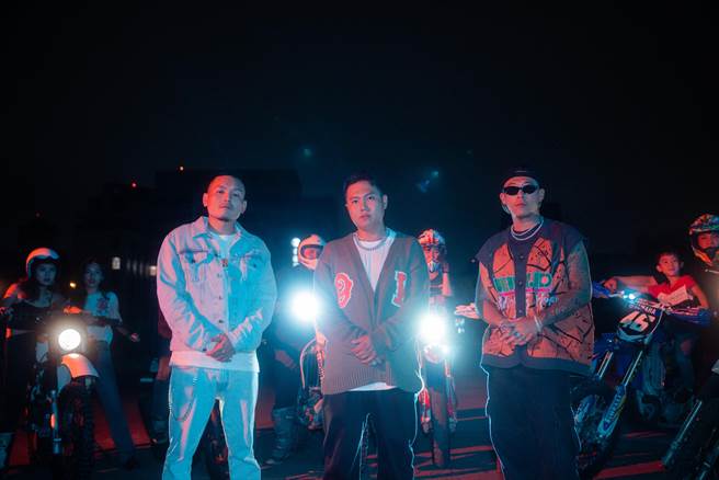 玖壹壹左起春风、洋葱、健志。（混血儿娱乐提供）