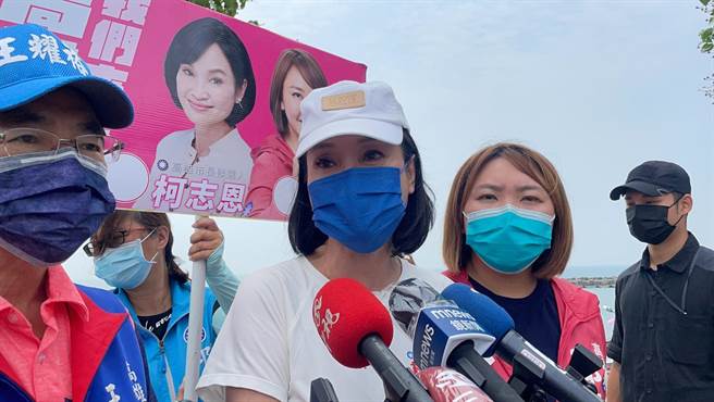 国民党高雄市长参选人柯志恩。（洪靖宜摄）