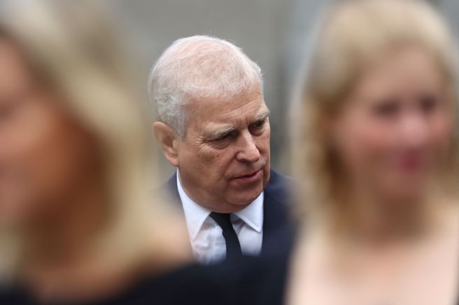 女王生前最挂心的长子安德鲁王子（Prince Andrew）。 (图/路透社)