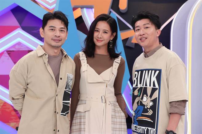 阿KEN（左起）、安心亚、张立东。（中天综合台提供）