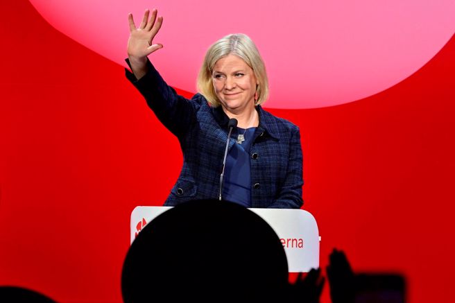 图为瑞典社会民主党籍总理安德森（Magdalena Andersson）。(图/路透社)