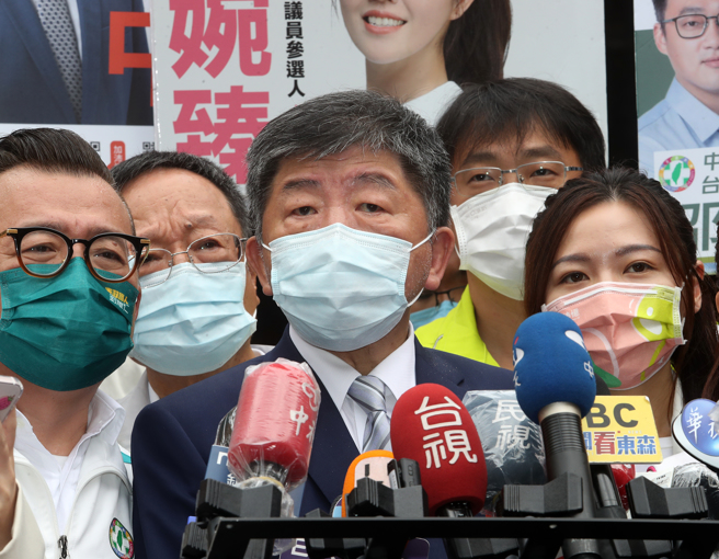 民進黨台北市長候選人陳時中。（圖／劉宗龍攝）