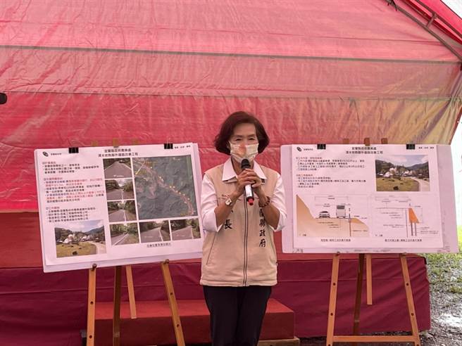 为提升道路安全，宜兰县政府今年特别挹注2000万元经费办理「清水地热联外道路改善工程」，今正式开工。（吴佩蓉摄）