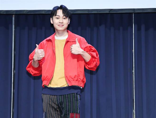 顏佑庭特別感謝小春在《全明星運動會》的鼓勵。（陳俊吉攝）