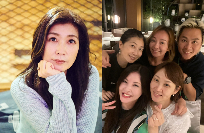 黄嘉千中秋和朋友们一起度过。（图／取自郁方、黄嘉千facebook）