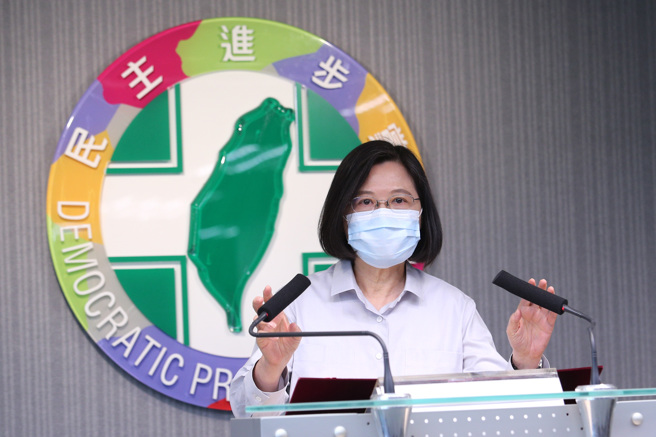 图为兼任民进党主席的蔡英文总统。（资料照,黄世麒摄）