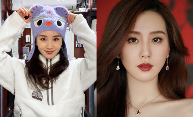 刘诗诗在最近的代言照里大方露出美背引起眾人目光。（图／微博@刘诗诗）