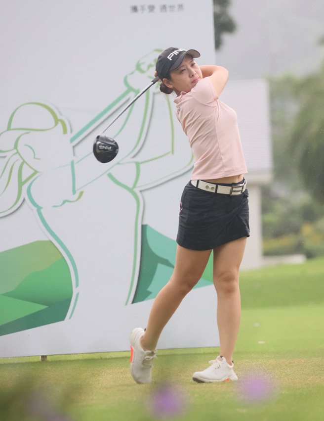 职业新秀林怡潓在法国巴黎银行财富管理TLPGA传承赛夺冠。（TLPGA提供）