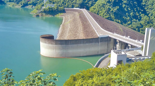 颱风降雨未挹注曾文水库，目前蓄水率不到6成。（水利署南水局提供）