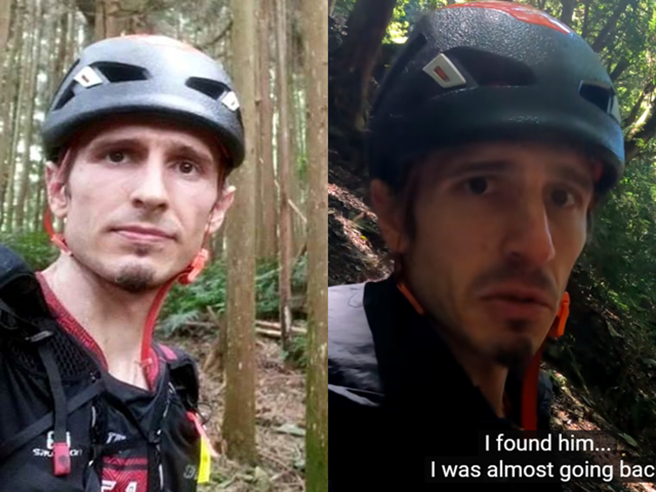 高山搜救好手「跑山獸」透過妻子轉述，陳伯均可能在「路線判斷上出了錯誤」，才會失足摔落深谷喪命。（翻攝自Beast Runners 跑山獸YouTube）