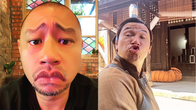 金刚7月赴大陆拍新戏，等到最近才开机。(图/金刚 IG)