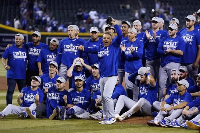 道奇再度稱霸國聯西區。（美聯社）