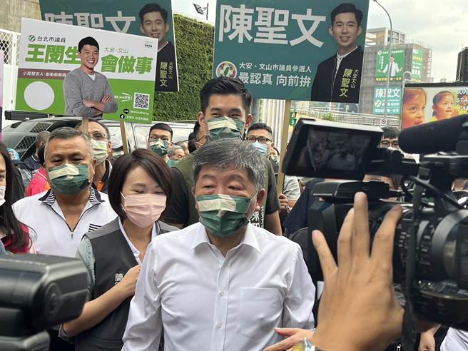 陈时中缓颊表示，他只是提到儿童公约里，游憩权也是很重要，玩乐对于小孩子的身心发展也会很有帮助。（叶家玮摄）